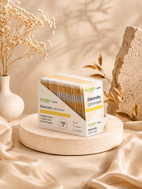 Elektrolity Cytrynowe Biowen - 30 saszetek