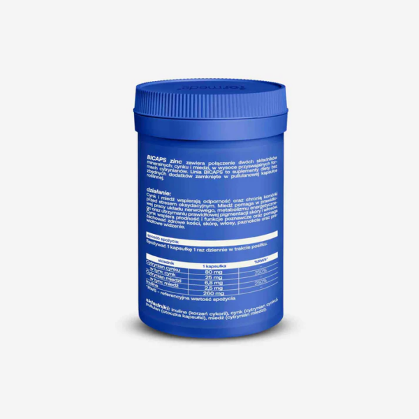BICAPS zinc Formeds - 60 kapsułek