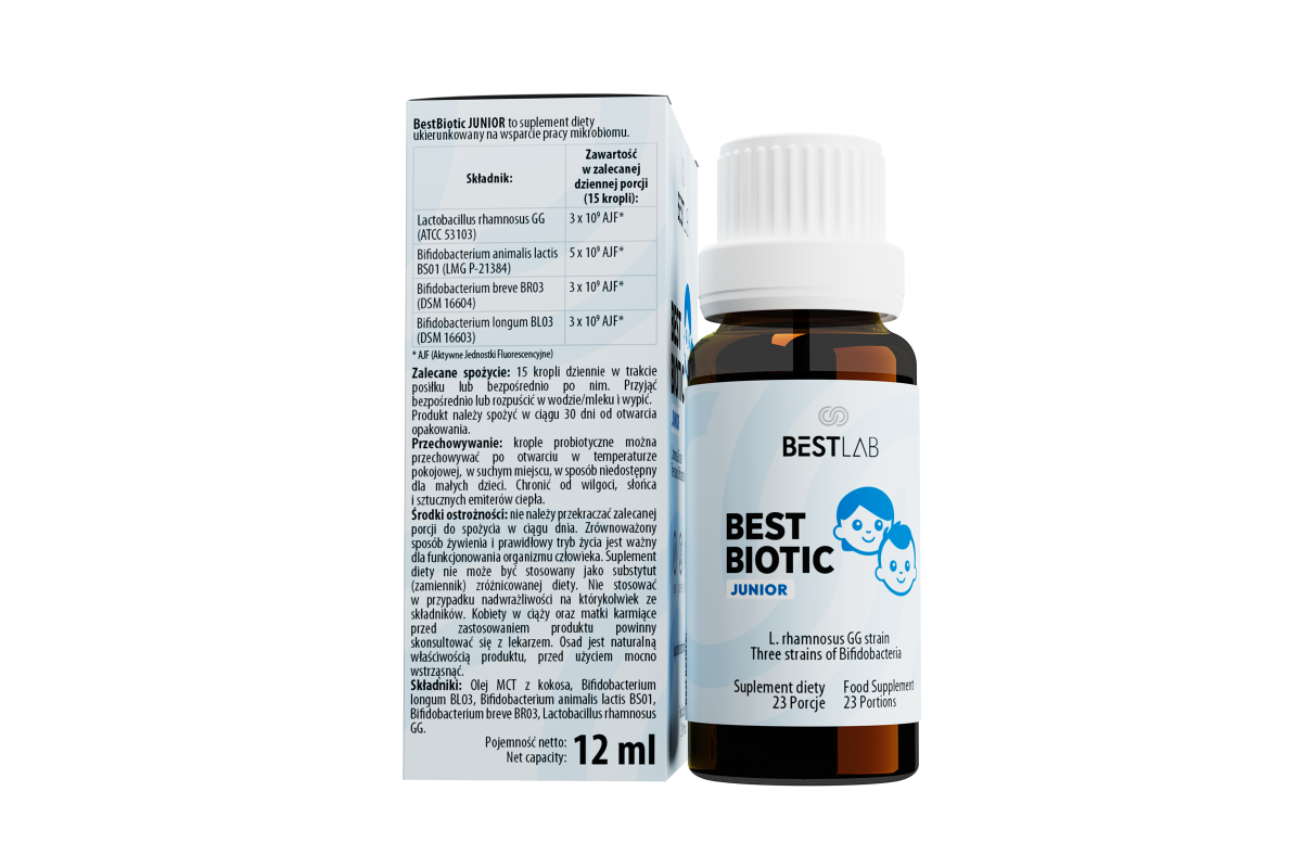 BestBiotic Junior BestLab - 12ml - obrazek 2