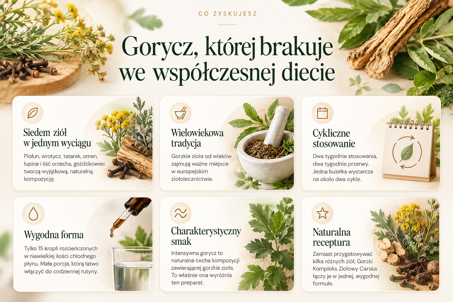 Gorzki Kompleks Ziołowy Carska