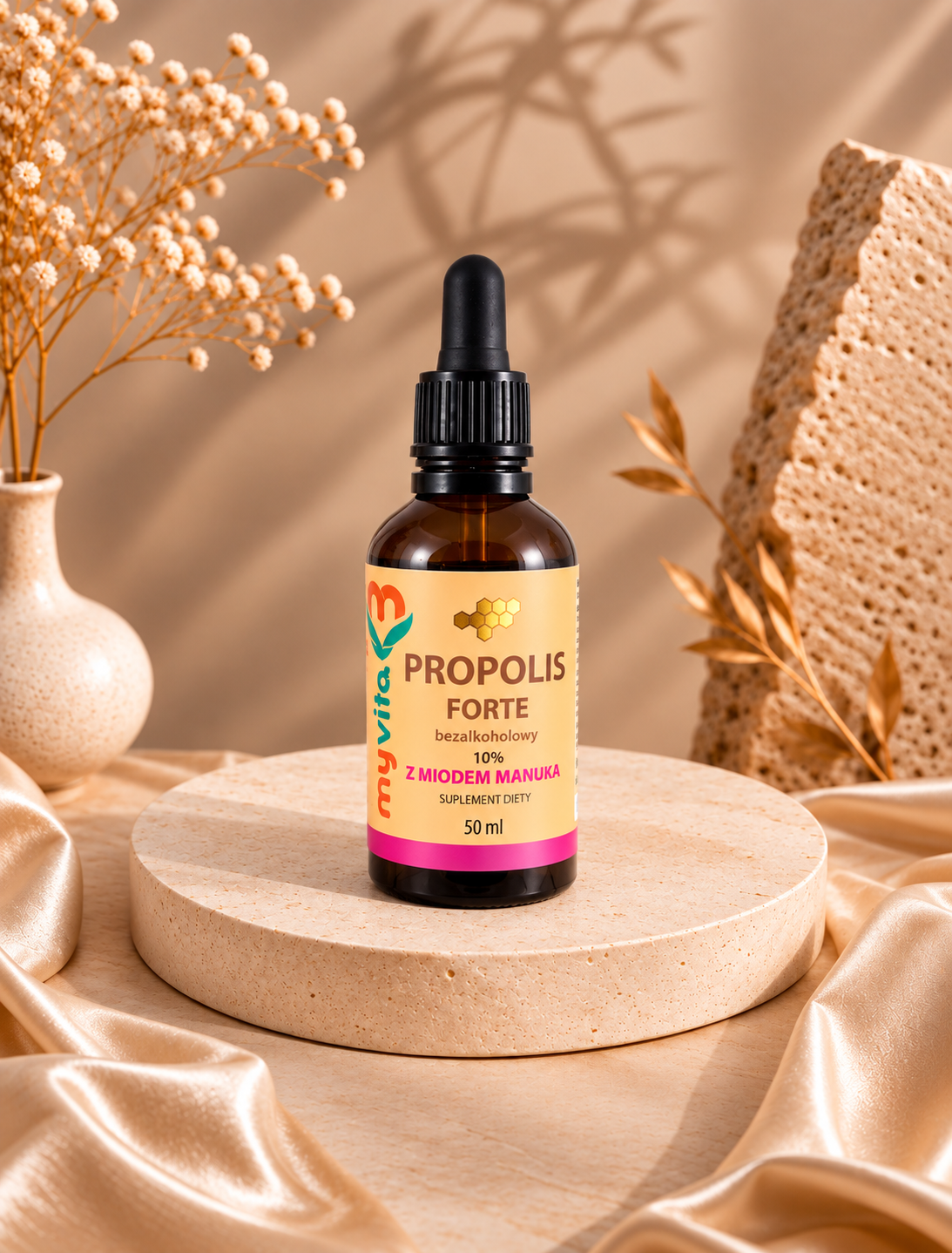 Propolis z miodem manuka FORTE MyVita krople 50 ml